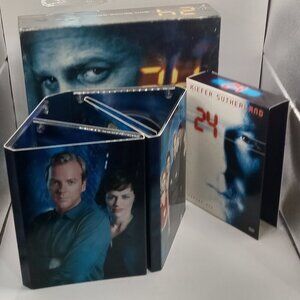 24 Kiefer SUTHERLAND Season 1 DVDs and NEW GAME Lot Spy Government CIA Thriller